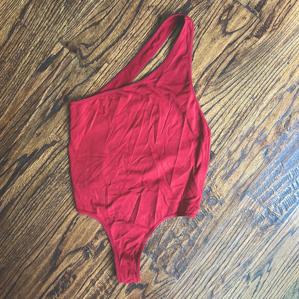 Free people one shoulder bodysuit